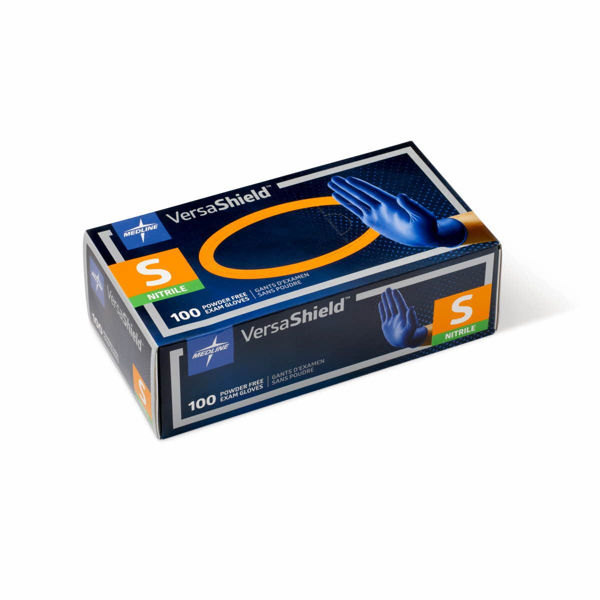 Medline VersaShield Full Texture Nitrile Glove S 1000Ct