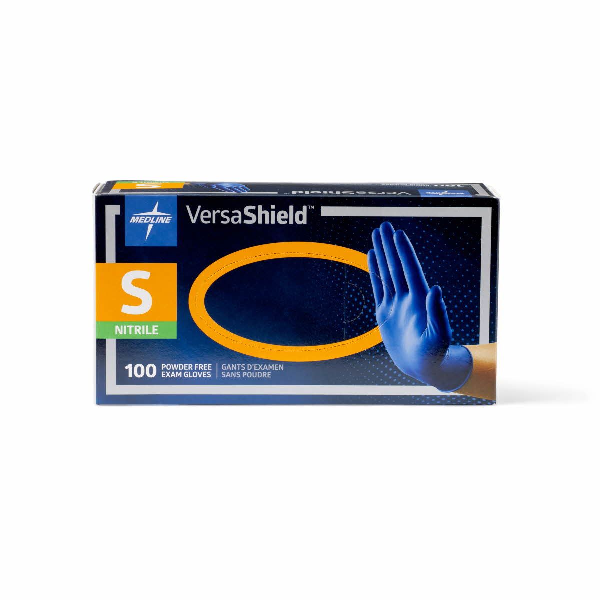 Medline VersaShield Full Texture Nitrile Glove S 1000Ct