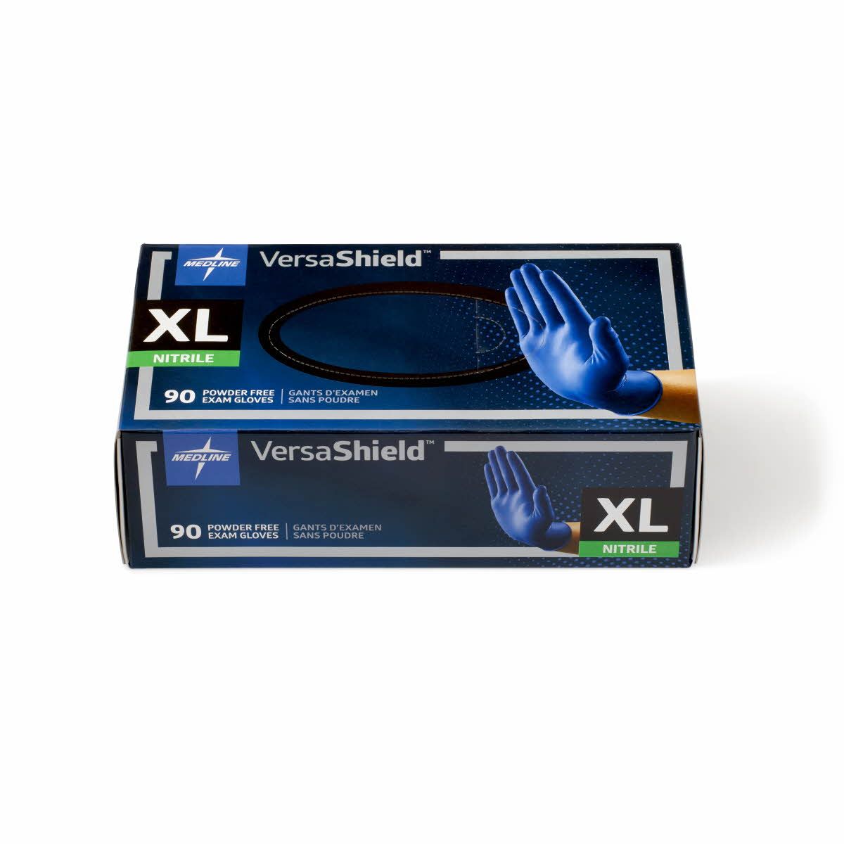 Medline VersaShield Full Texture Nitrile Glove XL 900Ct