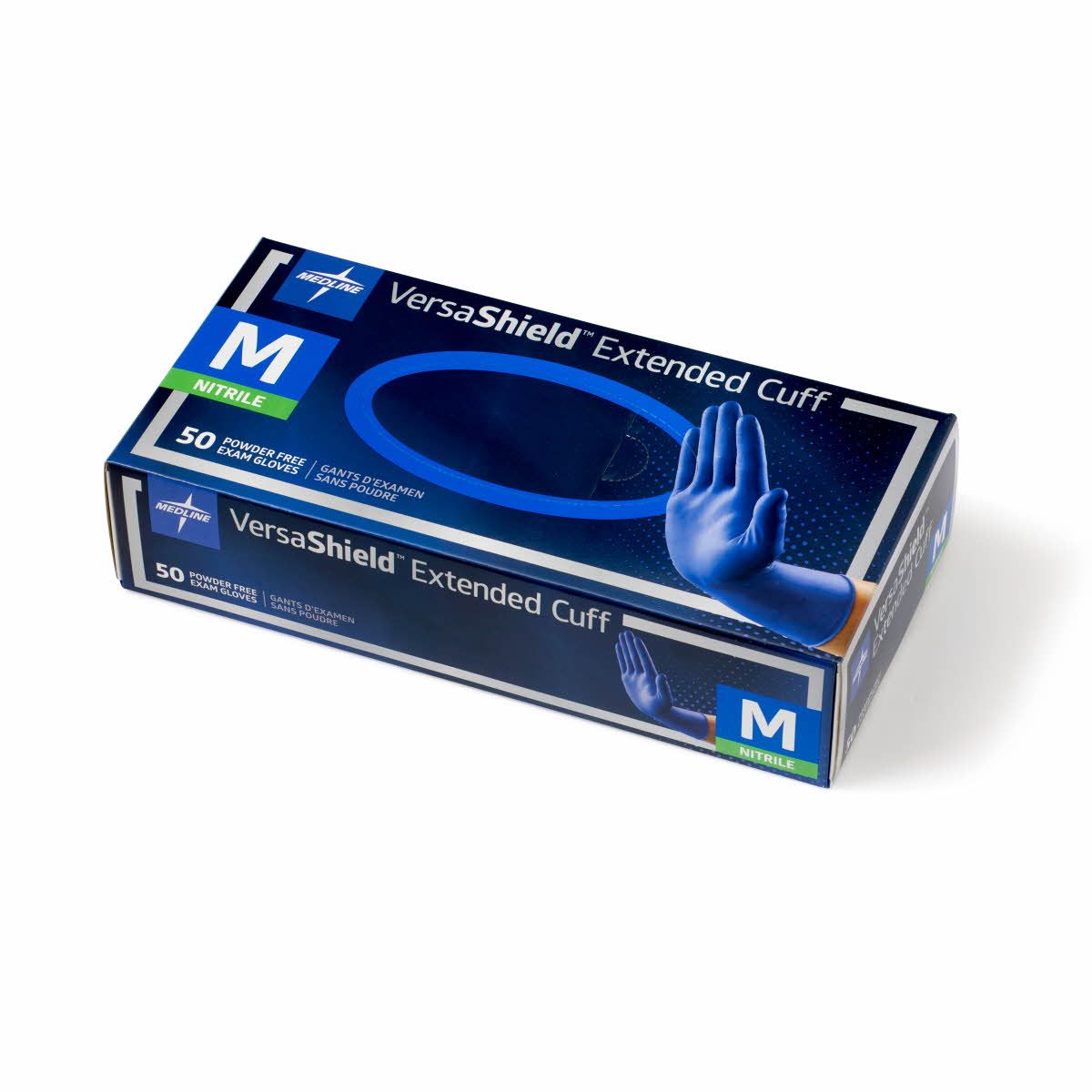 Medline VersaShield Extended Cuff Nitrile Gloves All
