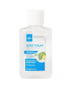 Spectrum Advanced Hand Sanitizer with Aloe Vera and Vitamin E Fragrance Free 2oz 1Ct
