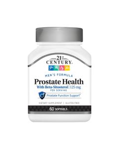 21st Century Men's Prostate Health with Beta-Sitosterol Softgels 125mg 60Ct