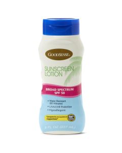 SPF 50 Sunscreen Lotion, 8-oz. Bottle, One