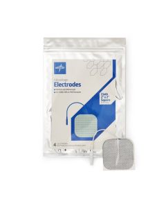 Medline Advantage Electrostimulation Cloth Electrodes 2in x 2in 40Ct