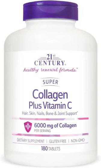 21st Century Super Collagen Plus Vitamin C Tablet 180Ct OTC224241 by 21St Century Healthcare, Inc.