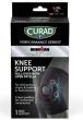 Curad Performance IRONMAN Pull-Over Knee Support with Open Patella Left/Right L/XL Black 4Ct CURIM23200LX by Medline