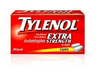Tylenol Extra Strength Caplets 500 mg 100Ct JIP044909H by Johnson & Johnson