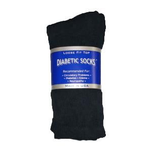 Ultra Soft Diabetic Socks Black XL 3Pr MDSDAIBXB by Medline