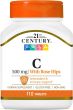 Vitamin C With Rose Hips Tablets 500mg 110Ct OTC210021 by 21St Century Healthcare, Inc.