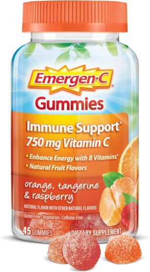 Emergen-C Vitamin C Immune Support Gummies 45Ct GSK14160145BH by Glaxo Smithkline Plc