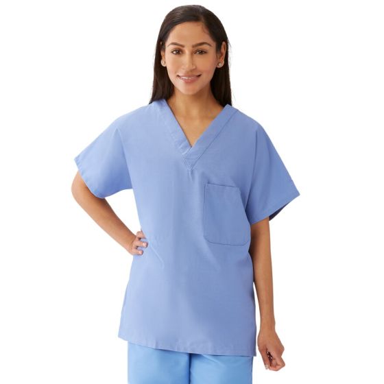 Uniforme Medica Con Maglia E Pantaloni Uniformi Mediche Camice Uniformi Sanitarie - XL, Blu Navy - Foto 3
