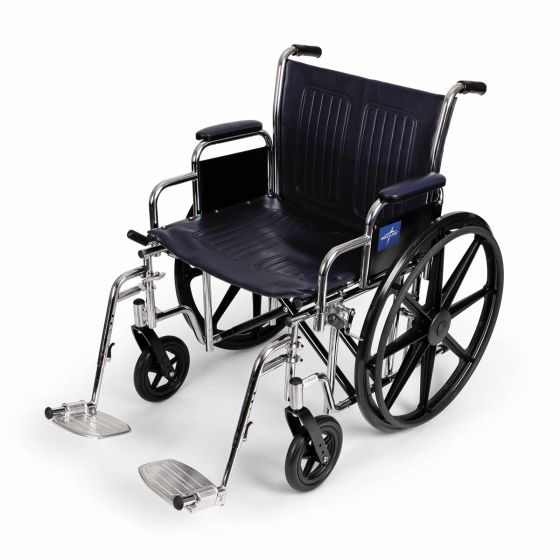Medline Excel Bariatric Wheelchair 20in Seat 1Ct