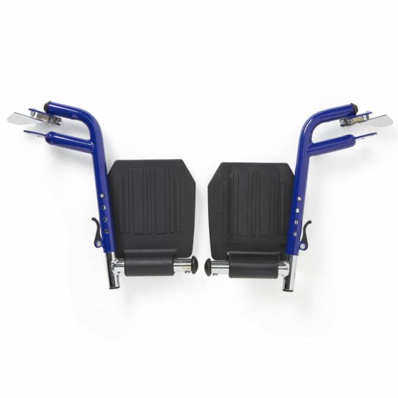 Medline Replacement Part Wheelchair Swing Footrest Bl 2Ct