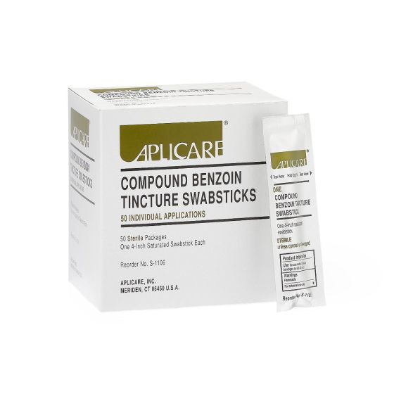 Aplicare Compound Benzoin Tincture Swabstick 500Ct