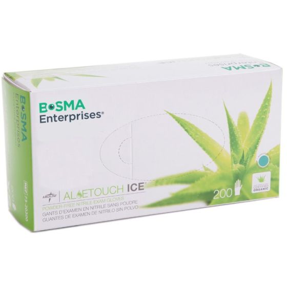 AloeTouch ICE PF Nitrile Exam Gloves Size L 2000Ct