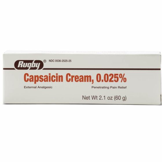 Capsaicin Analgesic Pain Relief Cream 2.1oz Tube 1Ct