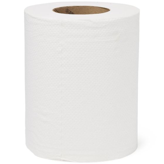 Standard Paper Towel Roll, White, 10in x 800ft, Case of 6 Rolls