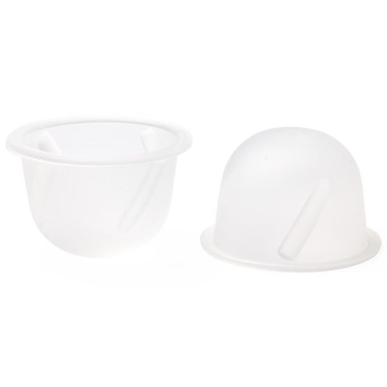 Medline Breast Flanges for Electric Breast Pumps, 21 mm, 1 Pair