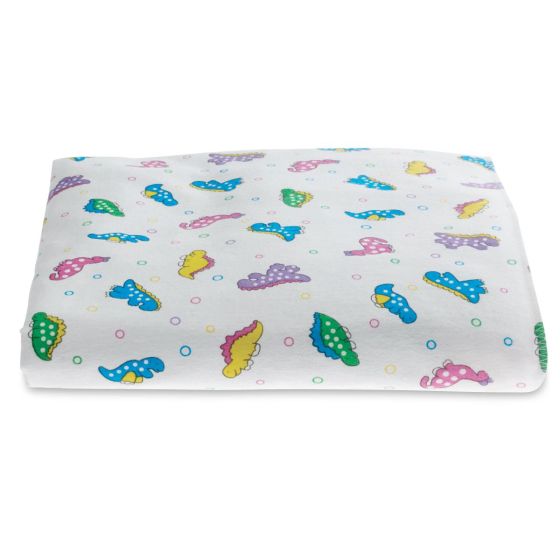 Dino Print Sterile KuddleUp Flannel Baby Blanket, 30 x 40