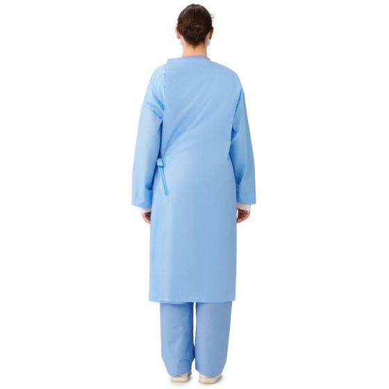 Medline Sirus Sterile Surgical Gown Blue L 20Ct