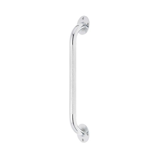 Medline 16in Knurled Chrome Grab Bar 300lb Capacity 1Ct