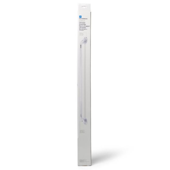 Medline 32in Knurled Chrome Grab Bar 300lb Capacity 1Ct