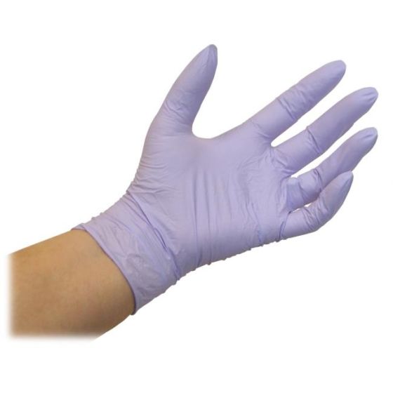 KC100 Nitrile Exam Gloves Lavender Size XL 2300Ct