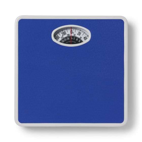 Medline Mechanical Bathroom Floor Scale 300lb Cap 1Ct
