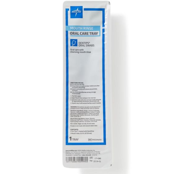 Oral Care Kit with 2 Swabs and Biotene Mouth Rinse, Case of 100 Kits