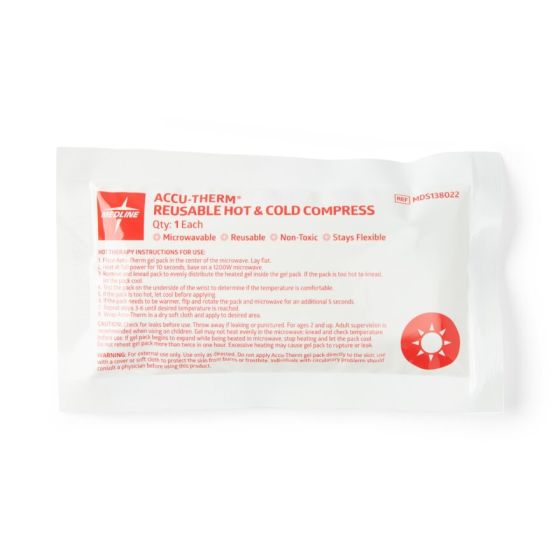 Medline AccuTherm Reusable Hot/Cold Gel Pack 3x5 1Ct