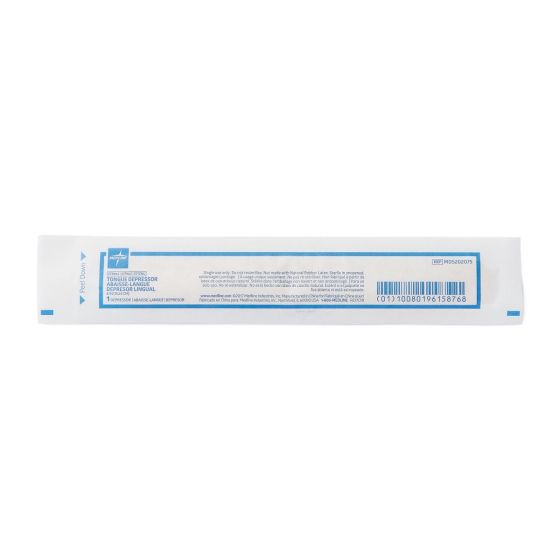 Medline Sterile 6in Tongue Depressor 100Ct