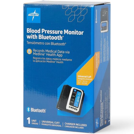Medline Bluetooth Digital Blood Pressure Monitor 1Ct