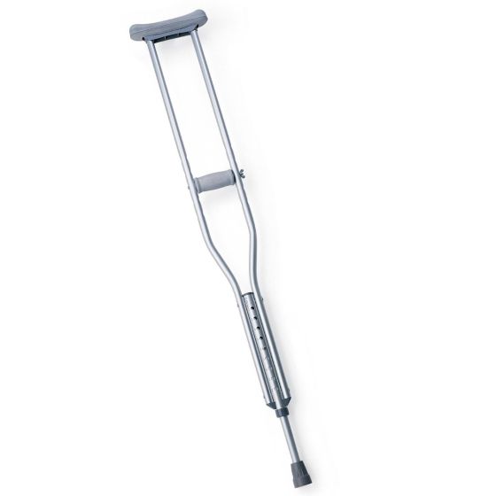 Medline Standard Aluminum Crutches Adult 1 Pair