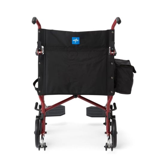 Medline Basic Steel Transport Chairs with 8in Wheels