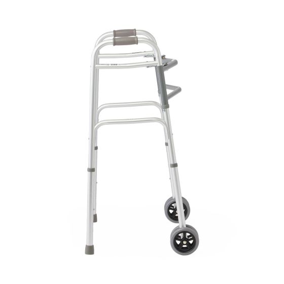 Guardian Bariatric Folding Walker with Wheels 500lb Cap 1Ct