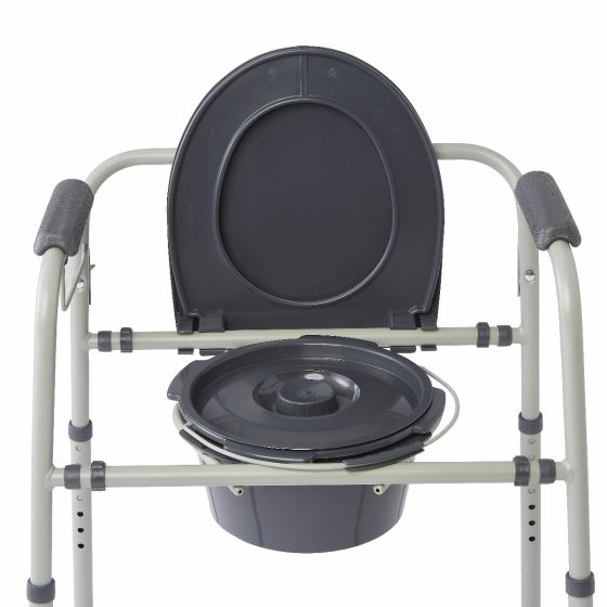 Steel Commode With Microban