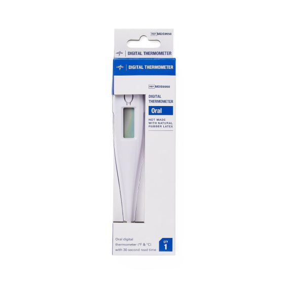 Medline Premiere Oral Digital Thermometer 144Ct