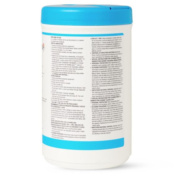 Medline MicroKill Bleach Germicidal Bleach Wipes Shop All