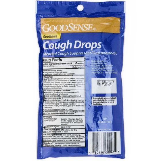 GoodSense Menthol Cough Drops 30Ct