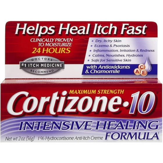 Cortisone 10 Intensive Healing AntiItch Cream 2oz 1Ct