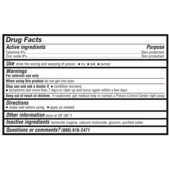 Major Calamine Lotion 6oz 1Ct