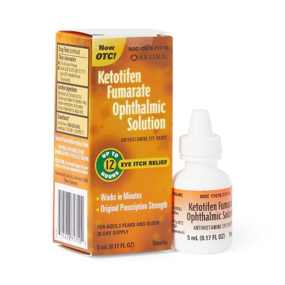 Ketotifen Fumarate Eye Itch Relief Drops 0.17oz 1Ct