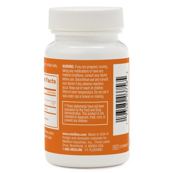 Medline Flaxseed Oil Softgel 1000mg 60Ct