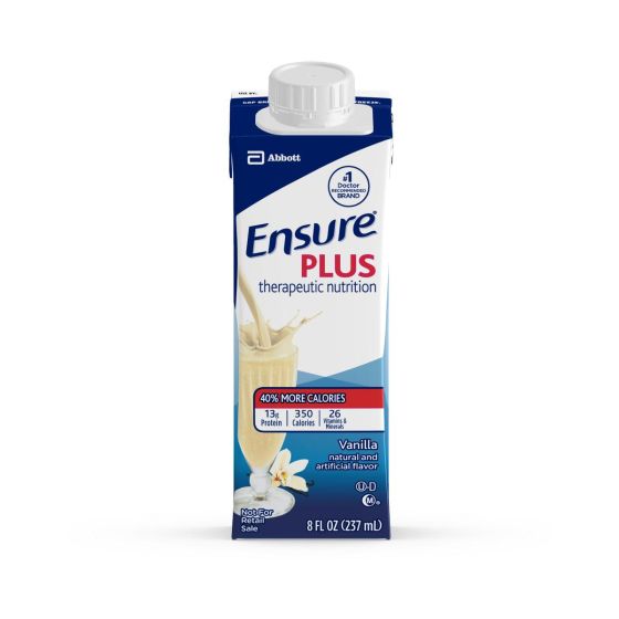 Ensure Plus Nutritional Supplement Vanilla 8oz Carton 24Ct