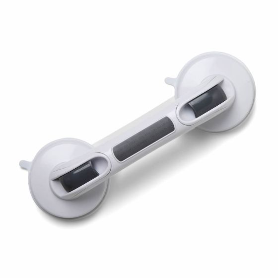 Medline Bathroom Wall Mount Suction Grab Bar 12in 3Ct