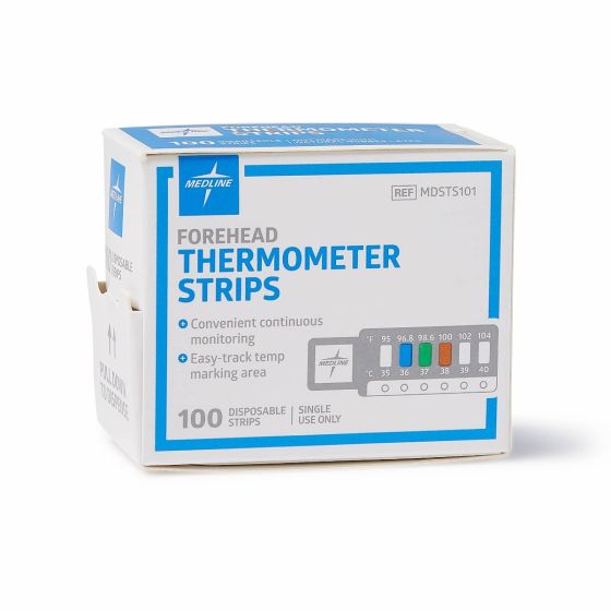 Disposable Forehead Thermometer Strip 100 Pack