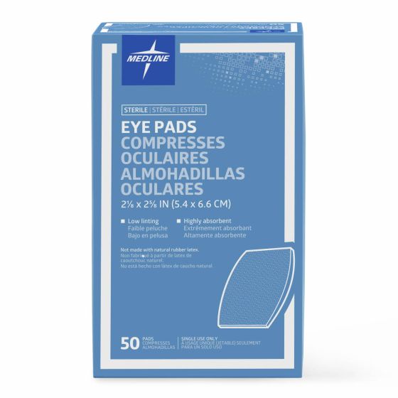 Medline Sterile Eye Pad 21/8x25/8 600Ct