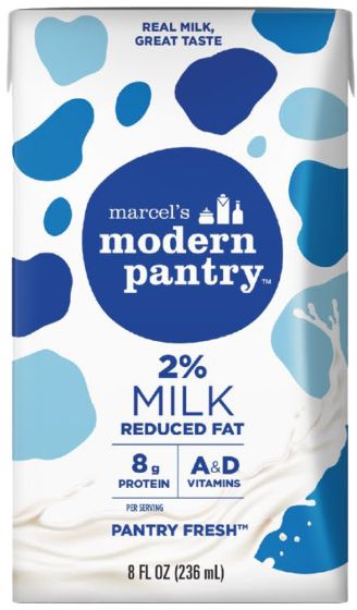 2% Reduced Fat Milk 8oz 1 Ct ENT10472H by