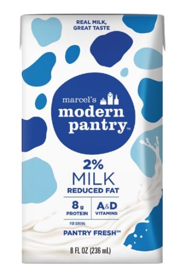 2% Reduced Fat Milk 8oz 27Ct ENT10472 by Diversified Food Inc.