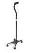 Medline Aluminum Quad Cane Black 1Ct